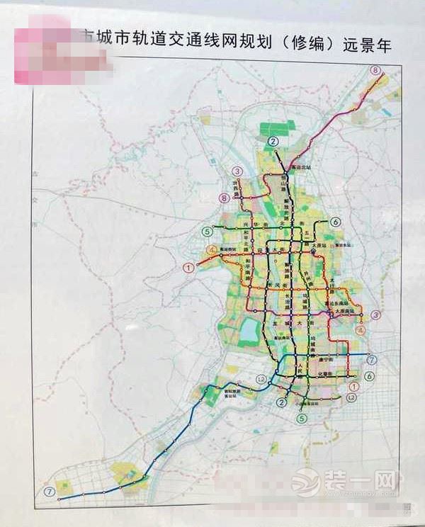 太原地铁6号线路图图片